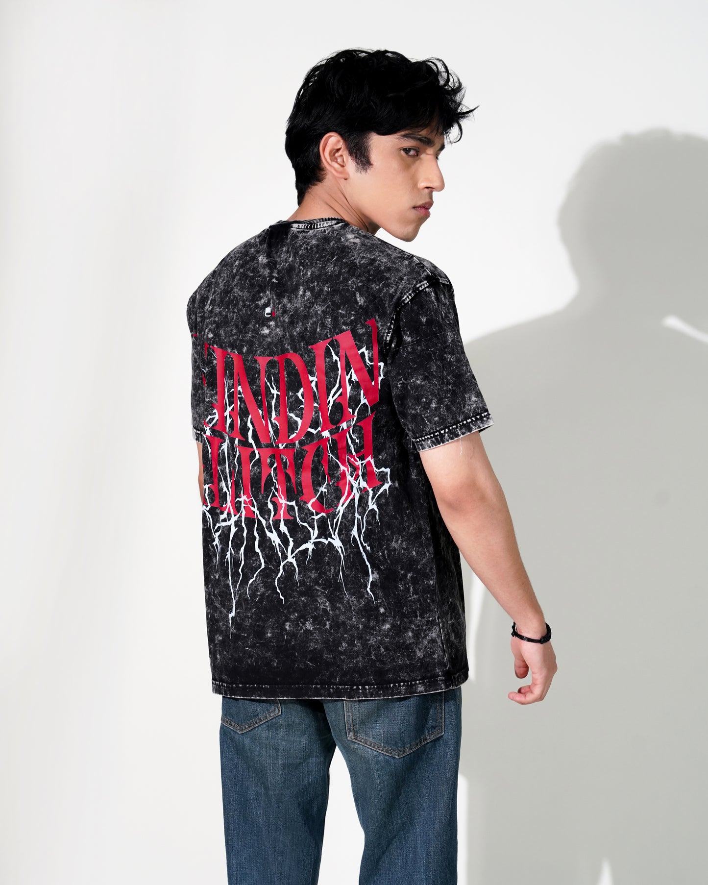 Glitch Acid-Washed Tee