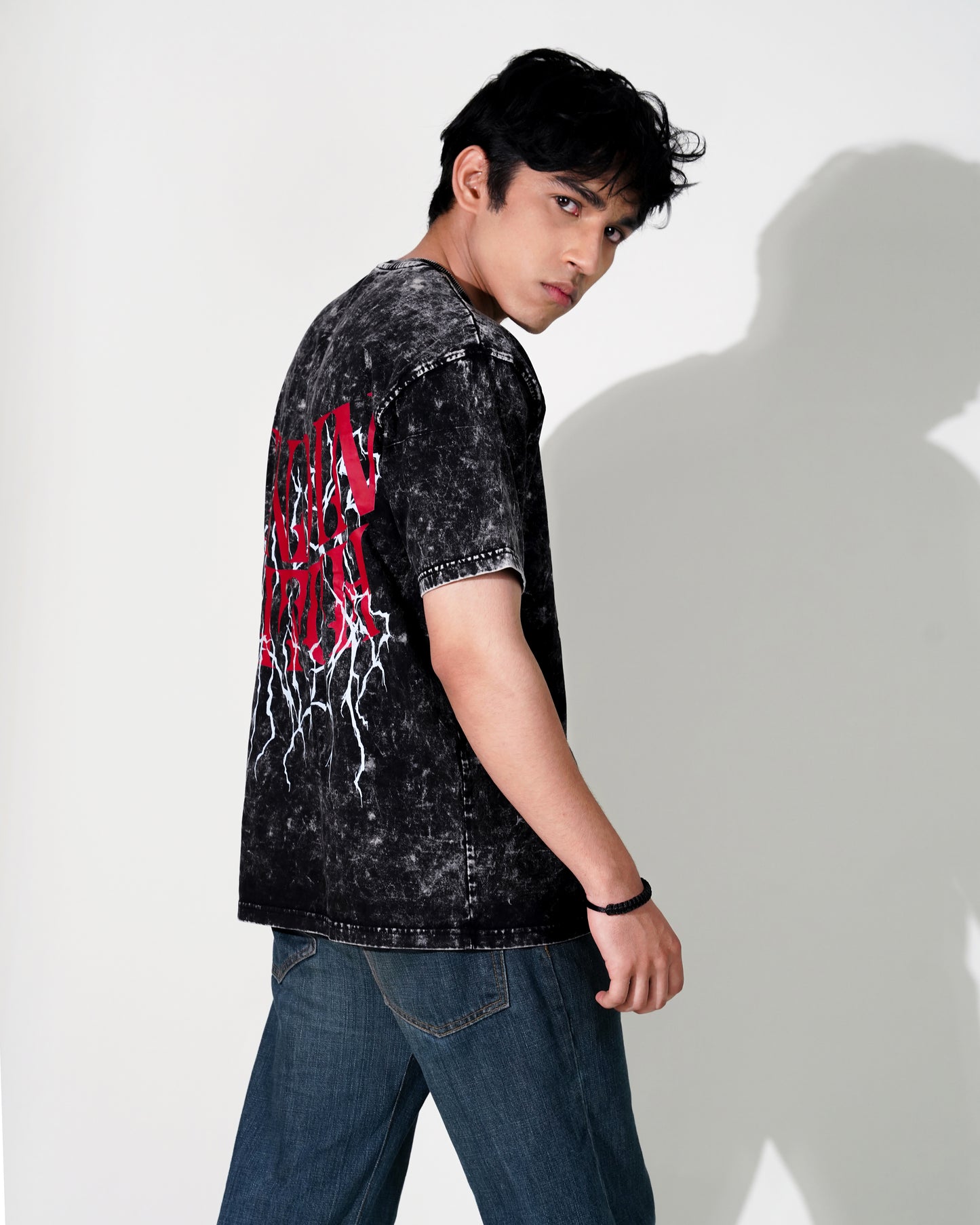Glitch Acid-Washed Tee
