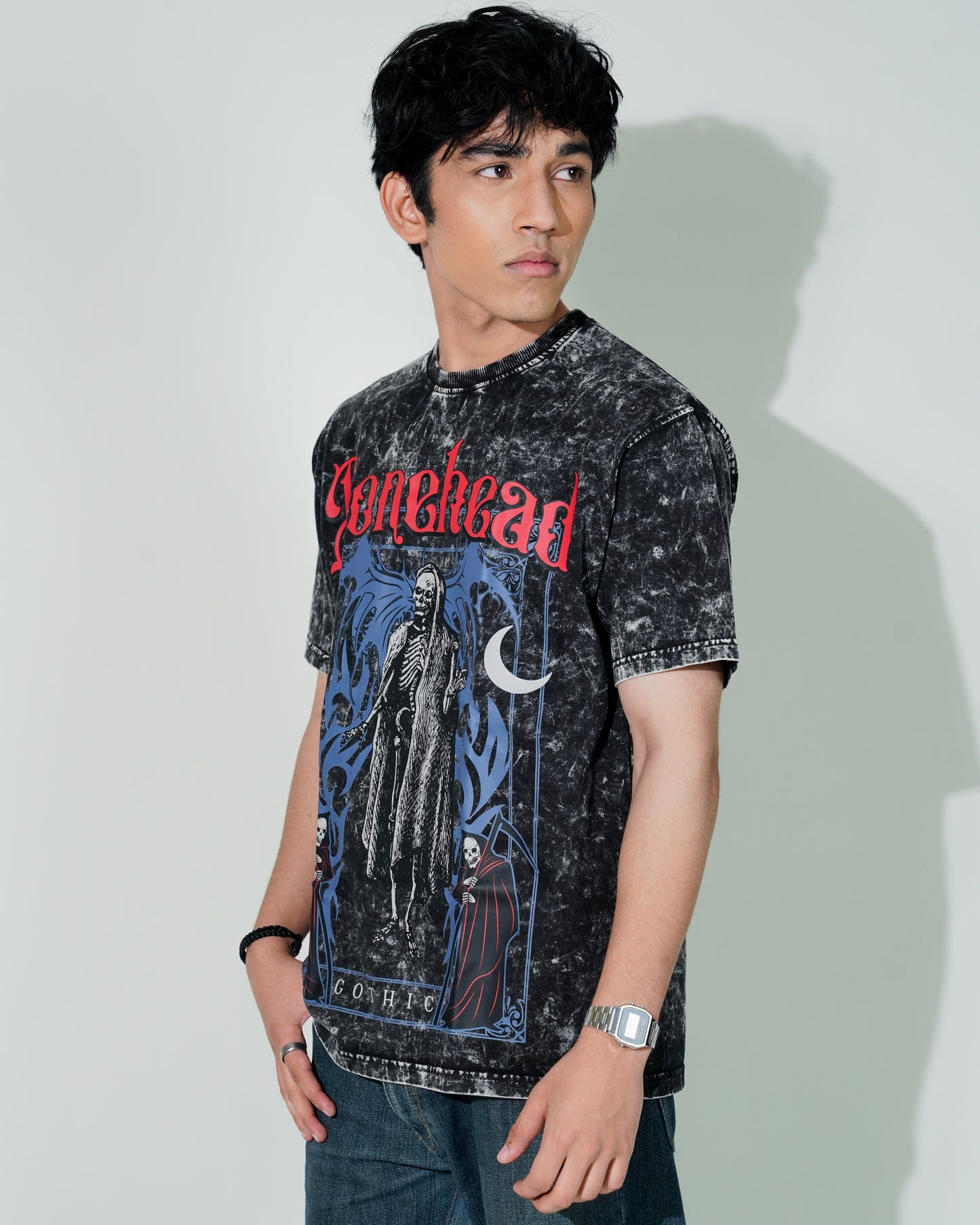 Bonehead Acid-Washed Tee