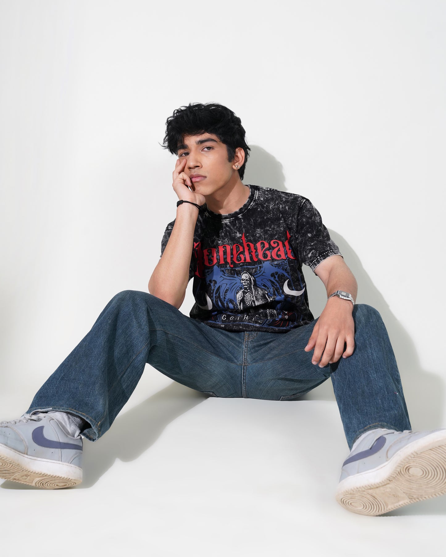 Bonehead Acid-Washed Tee
