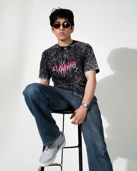 Glitch Acid-Washed Tee