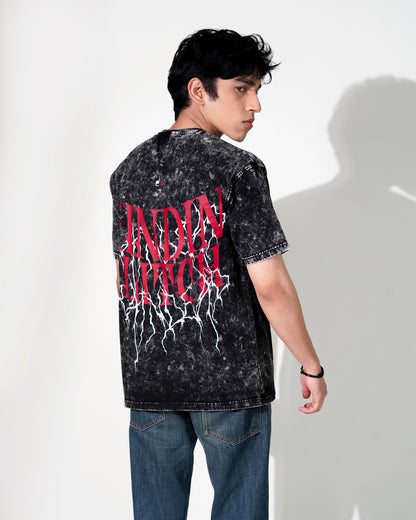 Glitch Acid-Washed Tee