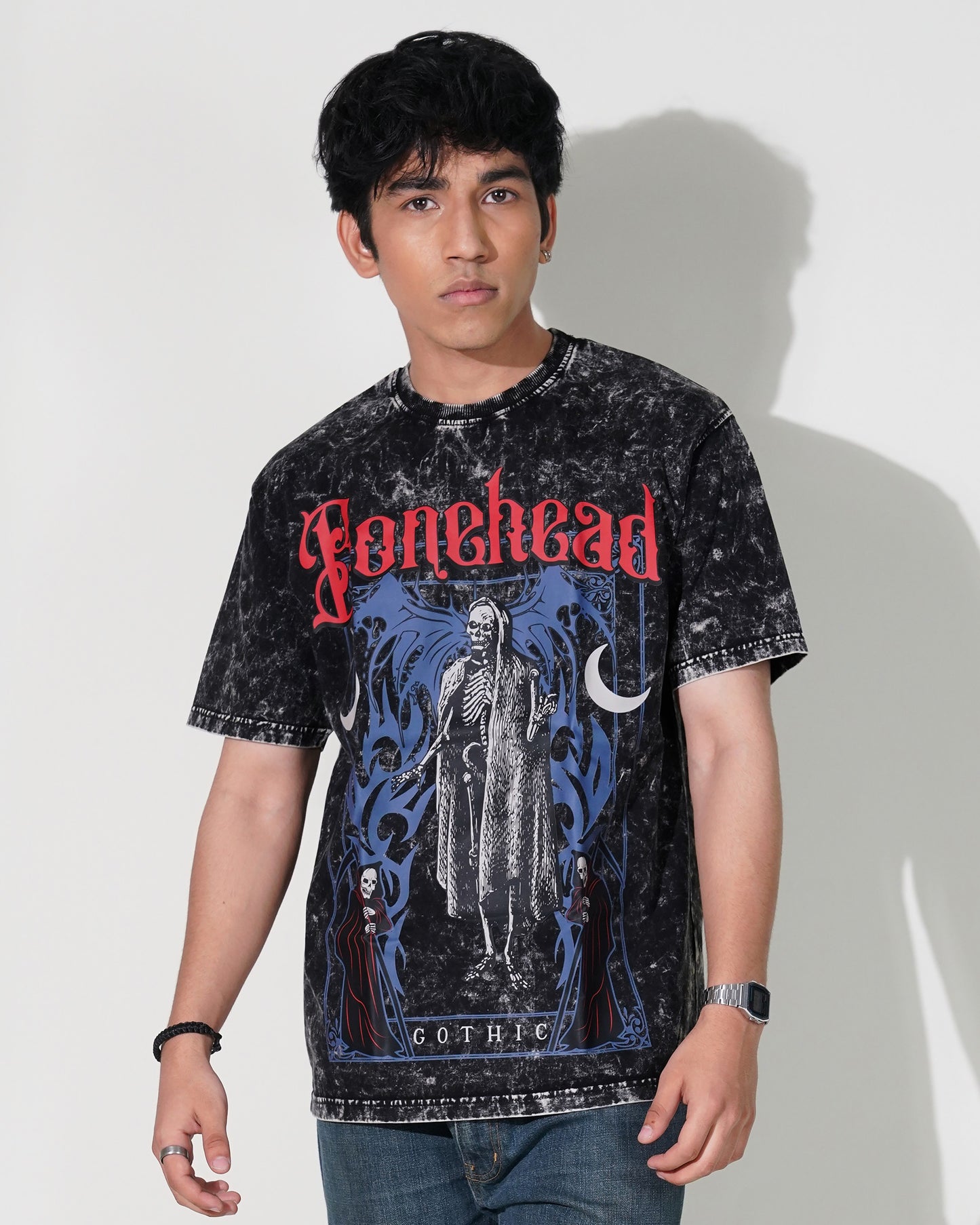 Bonehead Acid-Washed Tee