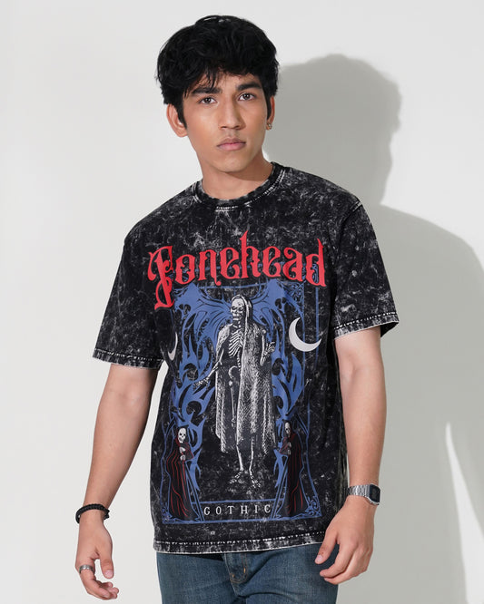 Bonehead Acid-Washed Tee