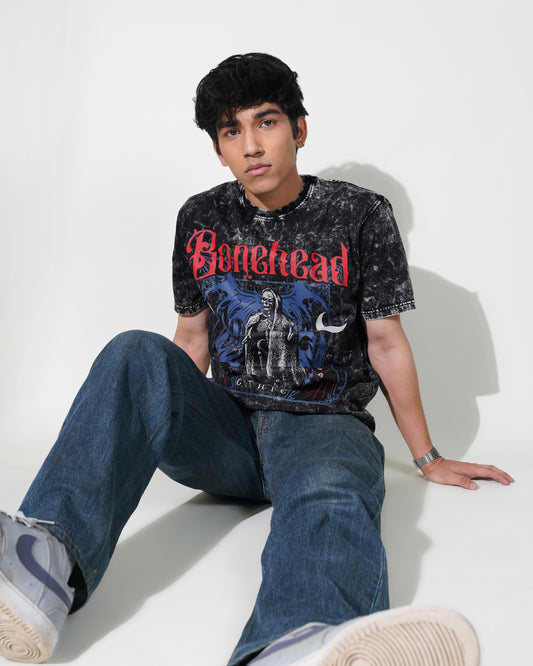 Bonehead Acid-Washed Tee